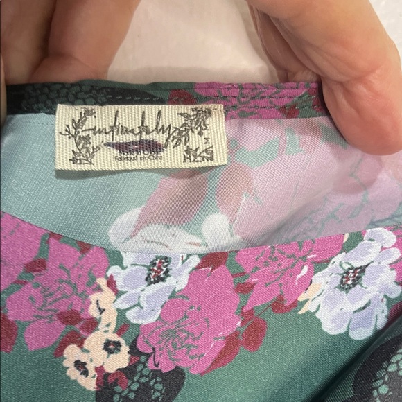 Free People NWOT Right This Way Floral Slip Dress Boho Sexy Slip Dress Size  Med - Picture 6 of 6